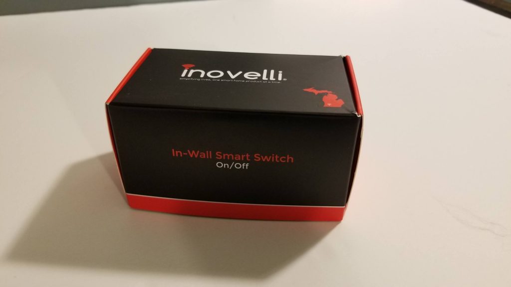 Inovelli-switch-package Inovelli switch unopened package