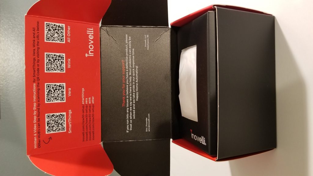 Inovelli package open Inovelli package open
