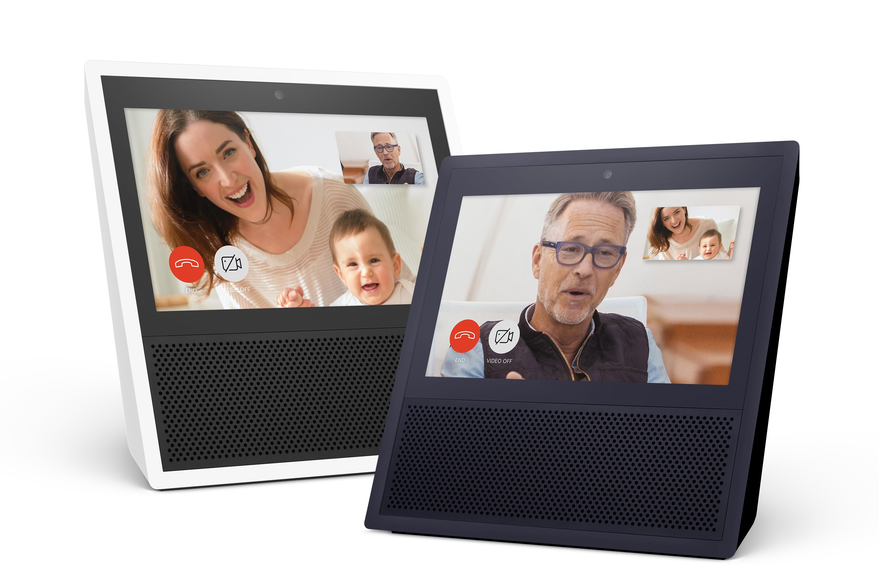 Amazon Echo Show, Black and White Amazon Echo Show, Black and White